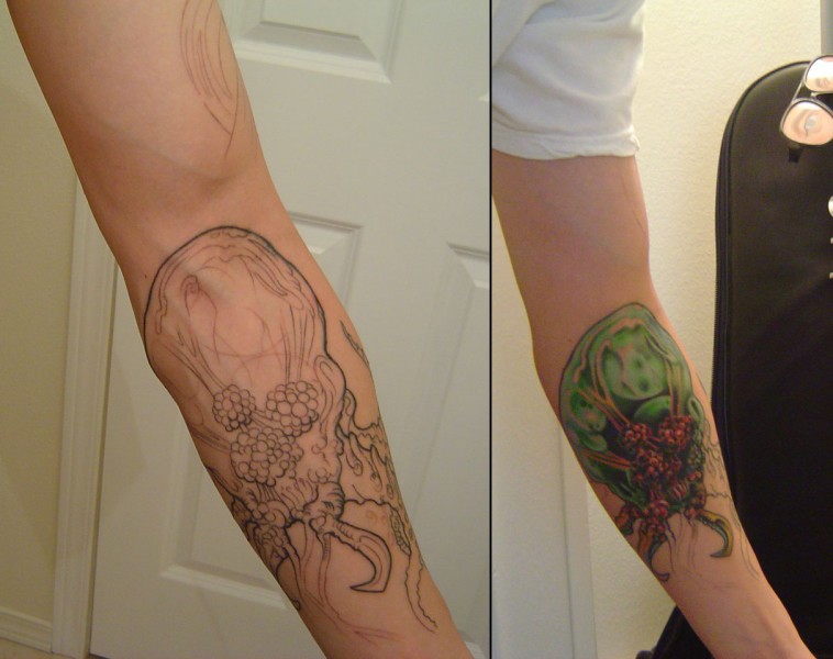 Tattoo Left Forearm - Metroid